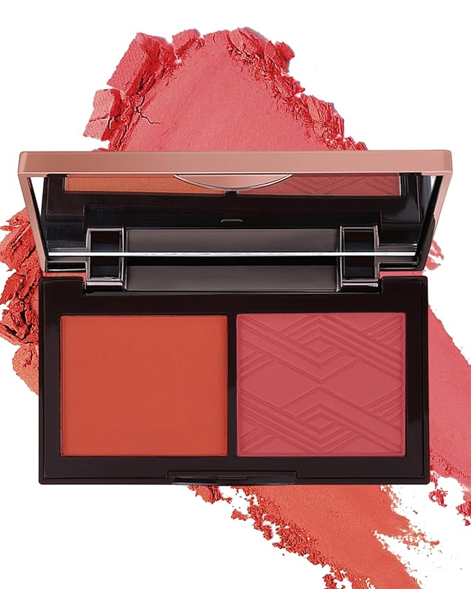 Mood-enhancing blush powder palette by TINTME - designed for self-expression through beauty