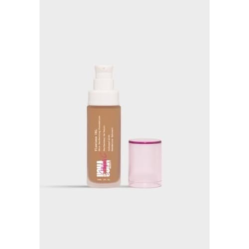 Uoma Beauty Flawless IRL Skin Perfecting Foundation (Honey Honey T4), 1 Ounce (Pack of 1)
