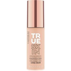 Catrice | True Skin Hydrating Foundation | Lightweight Buildable Coverage with Hyaluronic Acid and Watermelon Seed Oil | Vegan & Cruelty Free (002 | Neutral Ivory)
