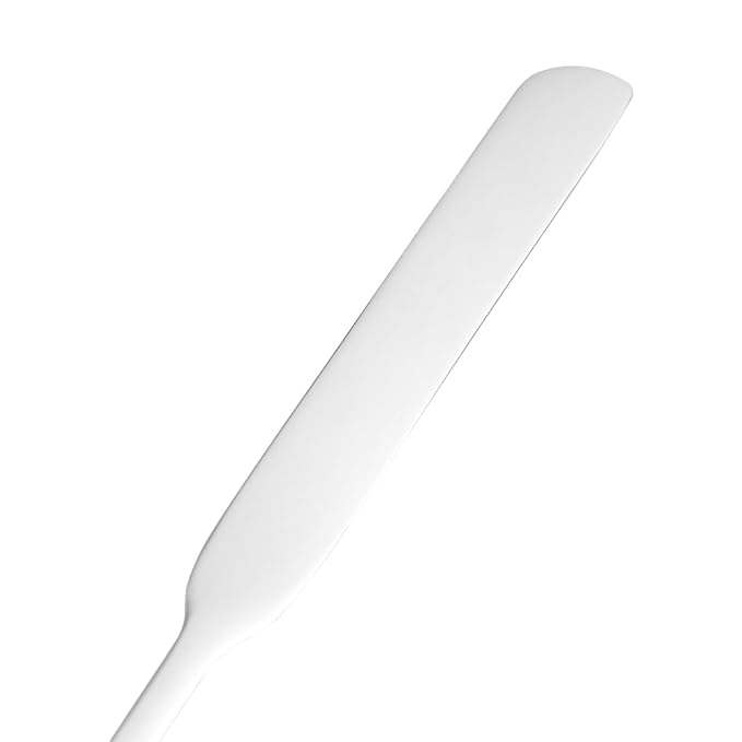 Leadigol 3pcs Cosmetic Mixing Makeup Spatula Nail Art Palette,Spoon Stainless Steel Spatula Face Brush Stirring Embossing Stick Makeup Brushes Cosmetic Tools Nail Polish Mix Stick