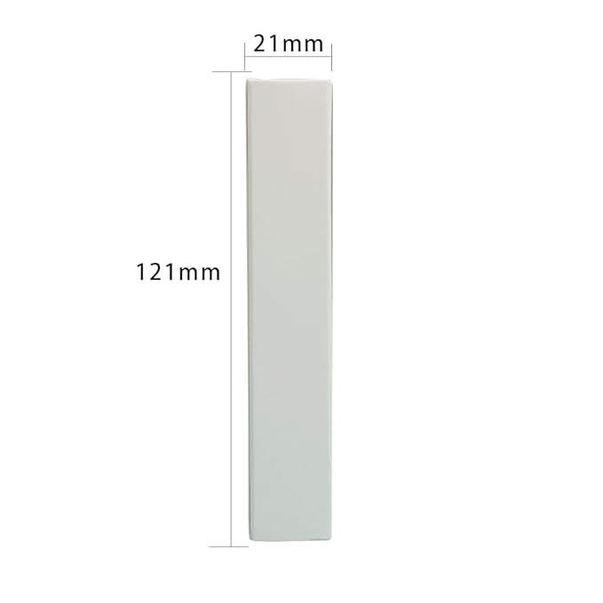 COSIDEA 50 PCS Empty White Lip Gloss Boxes W21 xW21 xH121mm / 0.83*0.83*4.76 inch, Cosmetic Perfume / Mascara Box Packaging for Small Business Wholesale, small Kraft Paper Box Luxury Holder Wrapping