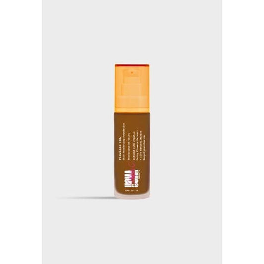 UOMA Beauty By Sharon C, Flawless IRL Skin Perfecting Foundation (Brown Sugar T1), 1 Ounce (Pack of 1)