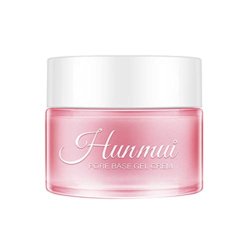 2Pcs Hunmui face primer pore base gel cream,Magical perfecting base face primer under foundation Anti-Aging WrinklesShrink Pore Remove Fine LinesExfoliatingAnti-Oxidation transparent
