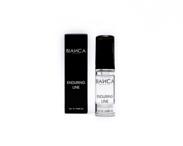 Enduring LINE BIANCA MAKEUP This Transparent Liquid can be Mixed with Any Makeup Product to prolong its Durability and to Transform it into a Liquid Waterproof Formulation