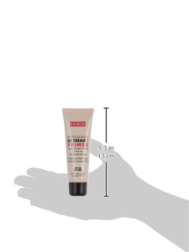 Pupa Milano Professionals BB Cream and SPF 20 Primer for Women, No. 001/Nude, 1.69 Ounce (Pack of 2)