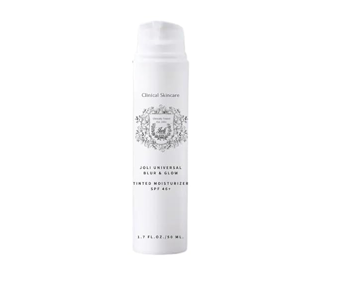 Joli Universal Blur & Glow Tinted Moisturizer With Spf 46 - Primer All-In-One Face, Micronized Zinc Oxide, Sunscreen - Broad Spectrum Protection Against Uva & Uvb Rays Tinted Sunscreen Face 1.7 Oz