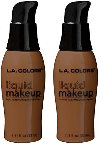 L.A. COLORS Liquid Makeup, Beautiful Bronze CLM287A (Pack of 2)