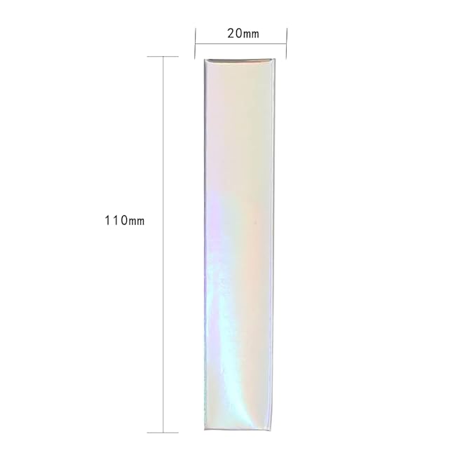COSIDEA 50 pieces silver lip gloss box 20x20x110 mm mascara tube packaging lipgloss paper box