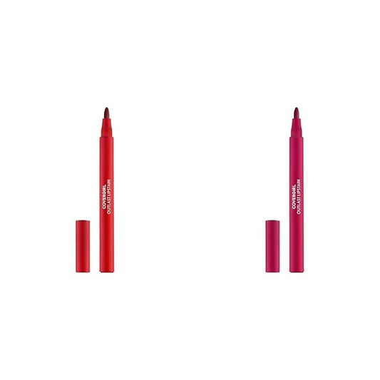 COVERGIRL Outlast Lipstain Bundle - Atomic Love 55 & Crimson Glory 70