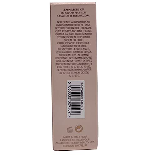 Charlotte Tilbury Hollywood Flawless Filter Face Foundation Primer & Highlight - 1 oz Full Size (Shade 2)