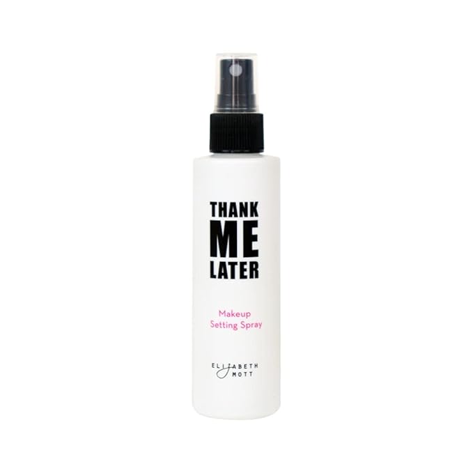 Elizabeth Mott - Thank Me Later Illuminating Face Primer 30g and Thank Me Later Face Makeup Setting Spray 95ml - Cruelty Free - (2-Pack Bundle)