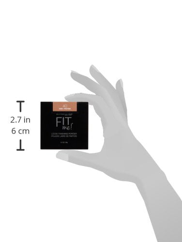 Maybelline Fit Me Loose Setting Powder, Face Powder Makeup & Finishing Powder, Dark, 1 Count (Pack of 2)