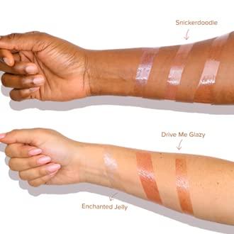 Beauty Bakerie Lip Whip Lip Gloss, Non-sticky Lip Plumper, Glossy Makeup Accessory, Snickerdoodle, 3.5 mL