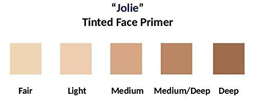 Jolie Tinted Foundation Face Primer SPF 20 Sunscreen, Supreme Hydration - All Skin Types (Fair)
