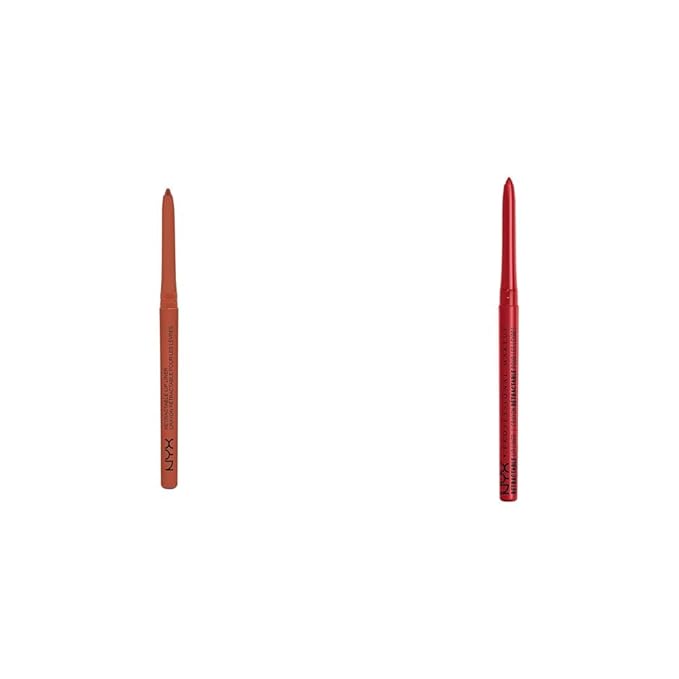 NYX PROFESSIONAL MAKEUP Mechanical Lip Liner Pencil, Nude and Red