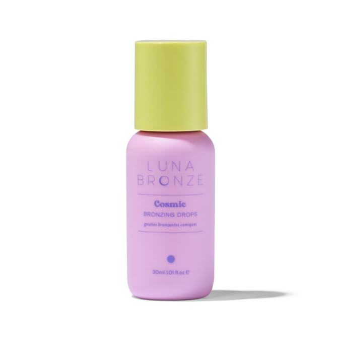 Cosmic Bronzing Drops | Lightweight, Hydrating & Washable Liquid Bronze Drops | Non-Greasy Formula Enriched with Sodium Hyaluronate & Shea Butter | Responsible Mica (30ml/1.01 fl. oz)