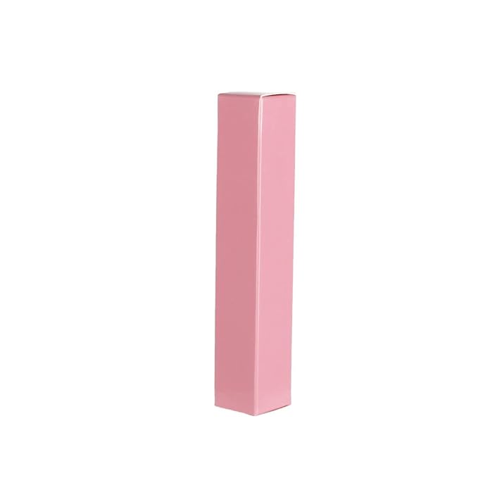 COSIDEA 50 PCS Empty Pink Lip Gloss Boxes W21 xW21 xH121mm, Cosmetic Perfume/Mascara Box Packaging, small Kraft Paper Box Luxury Holder Wrapping