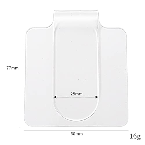 3 Pcs Acrylic Makeup Mixing Palette Hand-Held Nail Art Palette Makeup Mixing Tray Palette for Foundation, Eyeshadow,Cremes,Powders,Cosmetics and Nail Polish DIY Color Plate