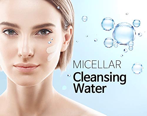 Epielle Micellar Cleansing Water | Makeup Remover for All Skin Types | Gently Cleanses Skin | 8 Fl Oz (1 Pack) | Ideal for Beauty Gifts, Spa Days, Gift Sets | Korean Skincare