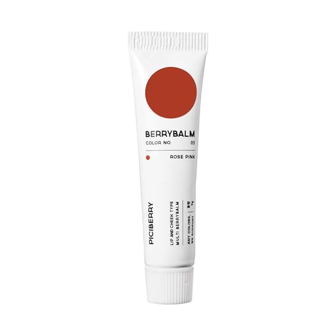 Berrybalm(Rose Pink), lip & cheek balm, multi blush, moisturizing and matte, highly pigmented, long lasting formula