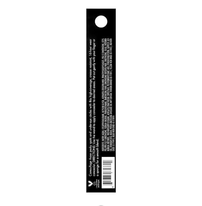 e.l.f. 16HR Camo Concealer, Full Coverage, Highly Pigmented Concealer With Matte Finish, Crease-proof, Vegan & Cruelty-Free,Tan Sand, 0.203 Fl Oz