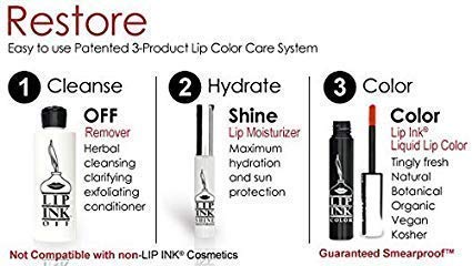 Lip Ink Liquid Trial Lip Kit - Champagne (Berry) | Natural & Organic Makeup for Women International | 100% Organic, Kosher, & Vegan