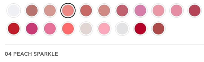 Radiant Professional Lip Glaze (15 Shades) - Ultra-Glossy, Moisturizing & Long-Lasting Hydration - High Shine Finish - Vegan Lip Glaze for Soft, Nourished Lips - Non-Sticky - (04 - PEACH SPARKLE)
