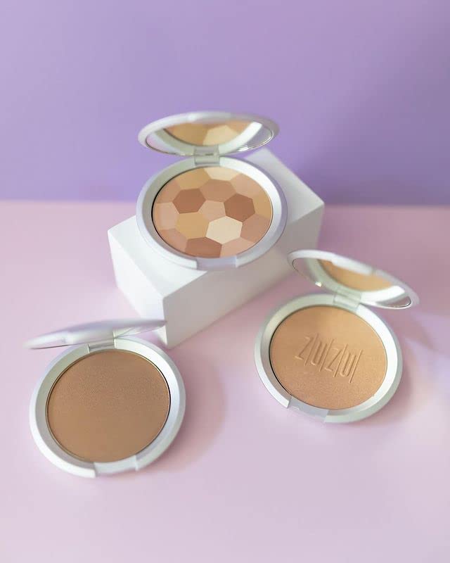 ZUZU LUXE Highlighter (All-Natural, Paraben Freee, Vegan, Gluten-Free, Glowing Skin Makeup) (1, Powder Mineral Highlighter, 0.32 oz)