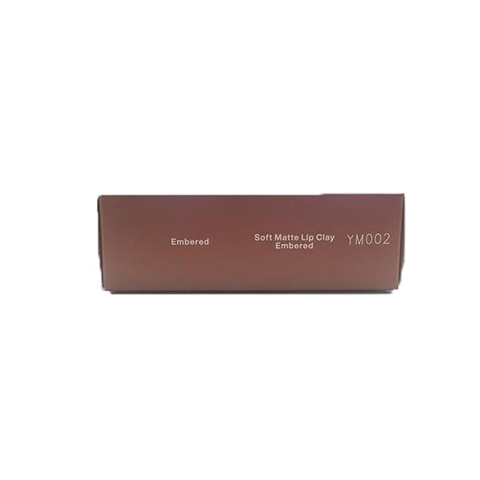 ITY Velvet Matte Finish Lip Stain-Mousse Textured Lip Clay, Nude Shade, Conceals Lip Lines, Rich Pigment Lip Tint Lipsticks, 0.14 oz (4g) in Embered