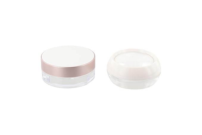 15g/20g Portable Loose Powder Container Makeup Case Plastic Empty Travel Powder Container Refillable Powder Box DIY Makeup Powder Case