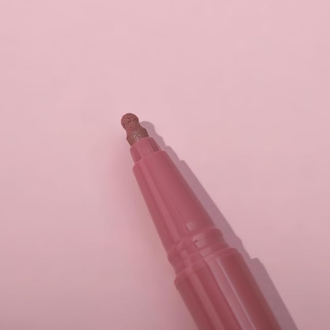 YOUNG VISION Gourd-Shaped Precision Liquid Lipstick & Lipliner - Nude Matte Perfection