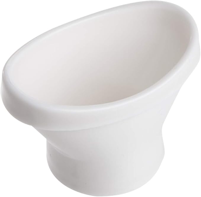 Flents Eye Wash Cup, Reusable White Eye Rinse Aid for Cleaning Dirt, Loose Eyelashes, and Irritants, Gentle Eye Care Solution, Durable Plastic Design, Ideal for Home Use