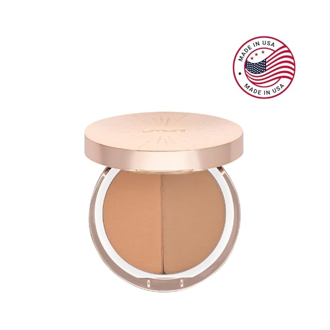 Emani Blush & Bronzer - Natural Mineral Pressed Bronzer for Face - Radiant Skin Blush for Sun Kissed Glow, All Skin Types including Sensitive Skin, Copacabana