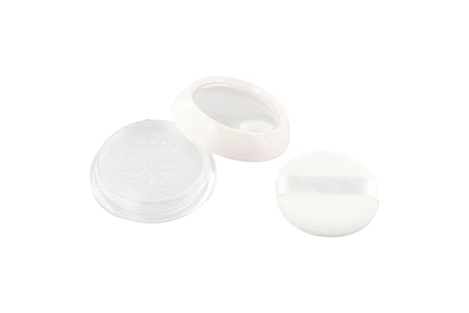 15g/20g Portable Loose Powder Container Makeup Case Plastic Empty Travel Powder Container Refillable Powder Box DIY Makeup Powder Case