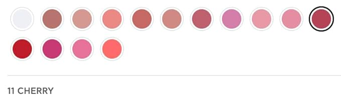 Radiant Professional Lip Glaze (15 Shades) - Ultra-Glossy, Moisturizing & Long-Lasting Hydration - High Shine Finish - Vegan Lip Glaze for Soft, Nourished Lips - Non-Sticky - (11 CHERRY)