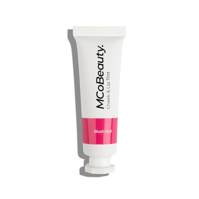 MCoBeauty Big Beauty Love Cheek And Lip Tint - Luminous Pop Of Buildable Color - Quick-Drying And Long-Wearing - Blurs The Lines Between A Dewy Gloss And A Stain - Youthful Glow - Blush Red - 0.34 Oz