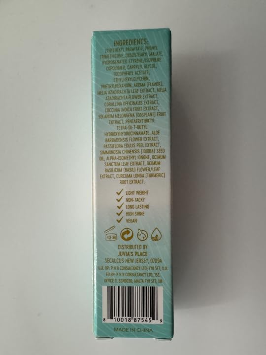 Juvia's Place Magic Lip Oil - Blue Berries - Smooth, Hydrating w/Vitamin E for Soft, Glossy, Juicy Lips - Infused with Fruit Extracts - Tinted, Shimmering, Lightweight & Non-sticky Lip Oil for Summer