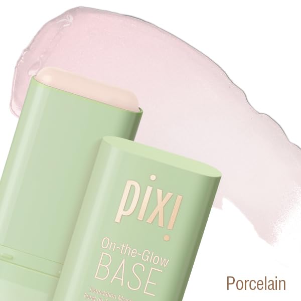 Pixi Beauty On-the-Glow Base| Tinted Moisturizer Foundation Stick | Porcelain: Very fair, cool shade| 0.6 oz / 19g