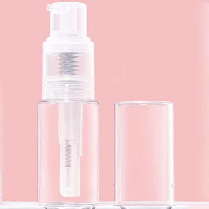 Powder Spray Bottle Travel Body Powder Jar Talcum Powder Containers Face Powder Dispenser Travel Makeup Bottle for Power Cream Cosmetic