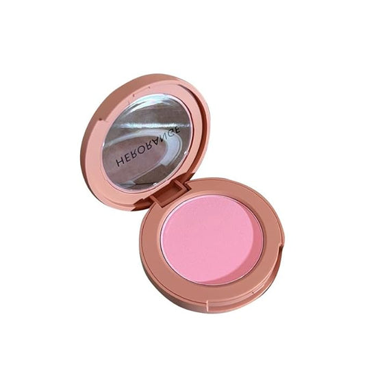 Powder Blush Face Makeup,Lightweight,Smooth,Blendable,Fade and Transfer-Resistant Baked Blush,Effortless Matte Natural Finish,Vegan & Cruelty-Free (3# Orange Pink, One Size)