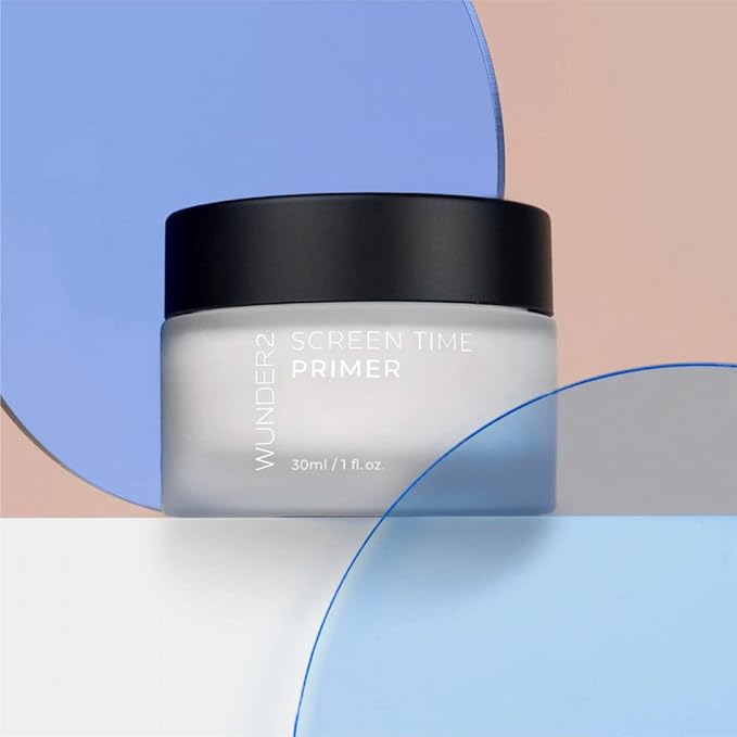 WUNDERBROW Screen Time Primer Makeup with Blue Light Protection,Vegan and Cruelty-Free