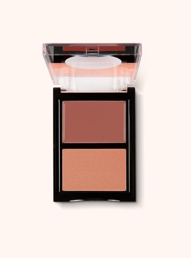Absolute New York Cheeky Bloom Blush Infused with Hyaluronic Acid, Buildable Cream and Powder Base, Buildable High Pigment Coverage (MFCB05 Rustic Carnation)