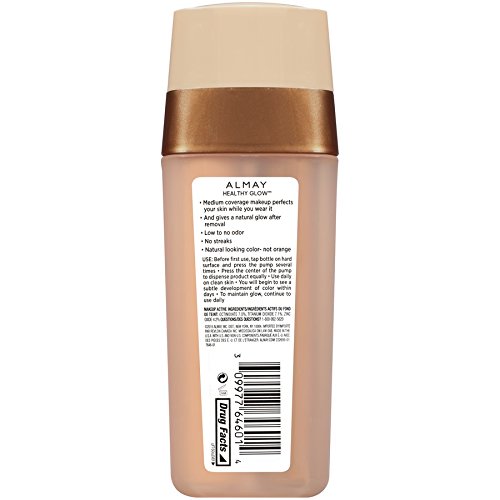 Almay Healthy Glow Makeup & Gradual Self Tan, Light