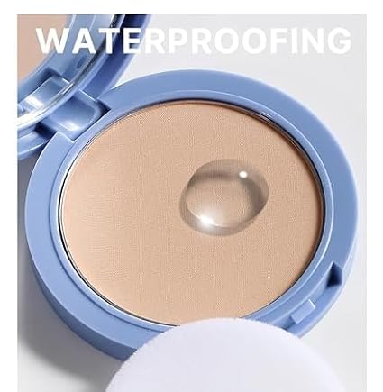 Oil Control Face Pressed Powder,Waterproof Long Lasting Finishing Face Powder, Cruelty-free,Matte Smooth Setting Powder Makeup,0.35Oz (ivory, 1)