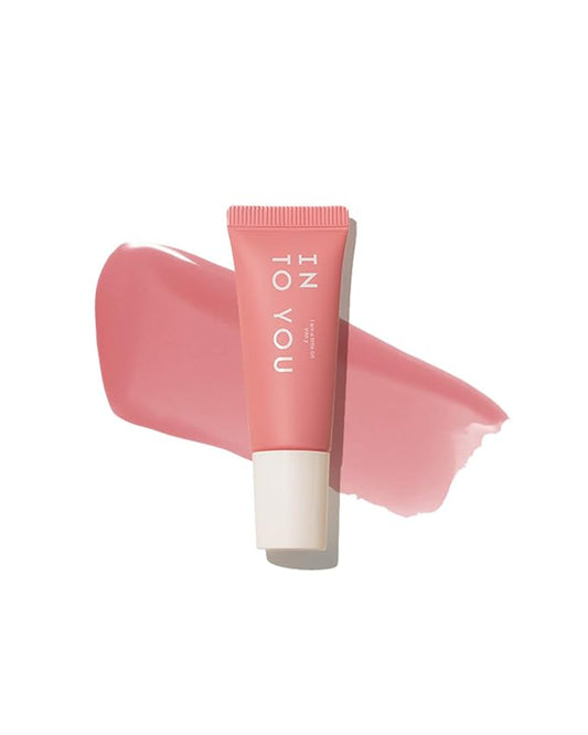 INTO YOU Liquid Blush for Cheeks, Water Sense Evolves Into Soft Fog Powder Matte and Natural Finish, Light and Comfortable Cream to Hold Makeup, Icy Peach(A01)