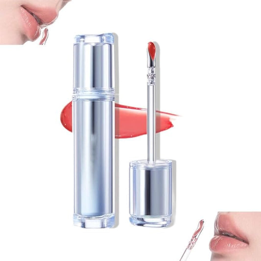 Judydolll Ice Watery Lip Gloss, Ice Iron Tinted Lip Tint, Jelly Hydrating Lip Gloss, Long-Lasting Lightweight Lip Tint (#011)