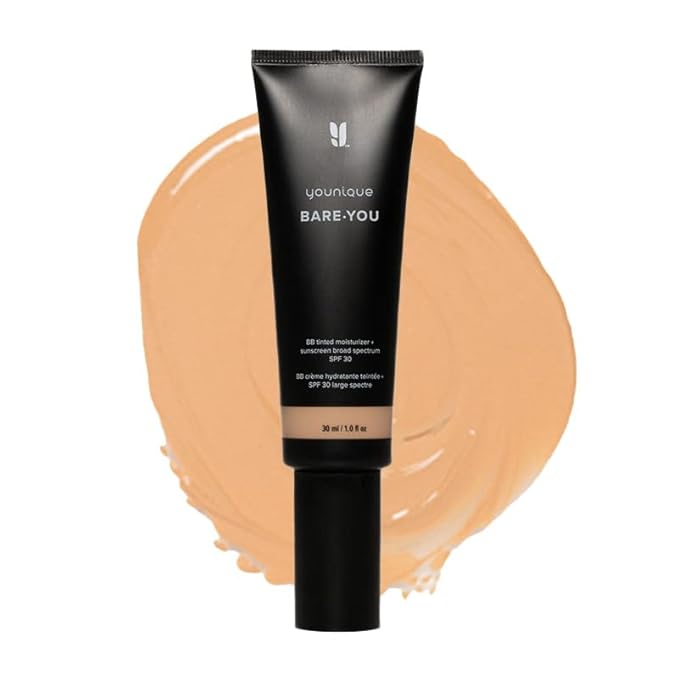BARE·YOU BB Tinted Moisturizer+ Light | 1 fl oz | SPF 30 | Lightweight Hydrating Formula for a Dewy, Radiant Complexion | Blendable | Face Moisturizer with SPF | Tinted Moisturizer