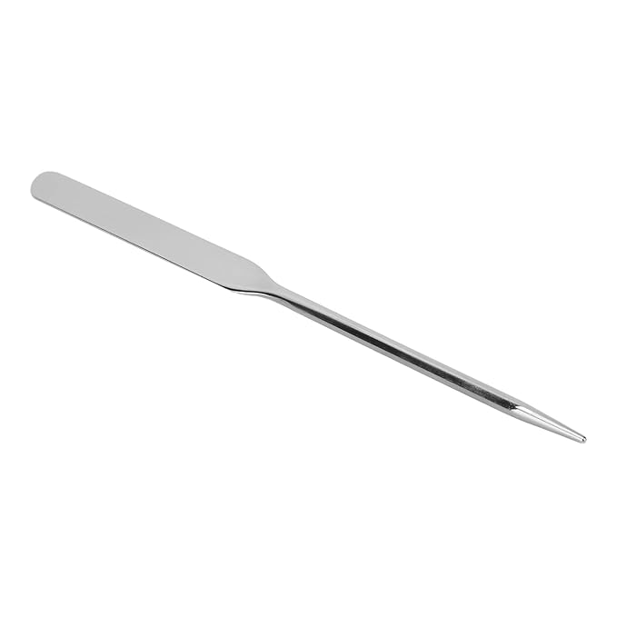 Stainless Steel Makeup Spatula for Professional, Makeup Spatula Ergonomic Nail Art Stirring Tool Facial Mixing Stick Makeup Artist Makeup Tool Beauty Spatula Nail Art Makeup Stirring Rod