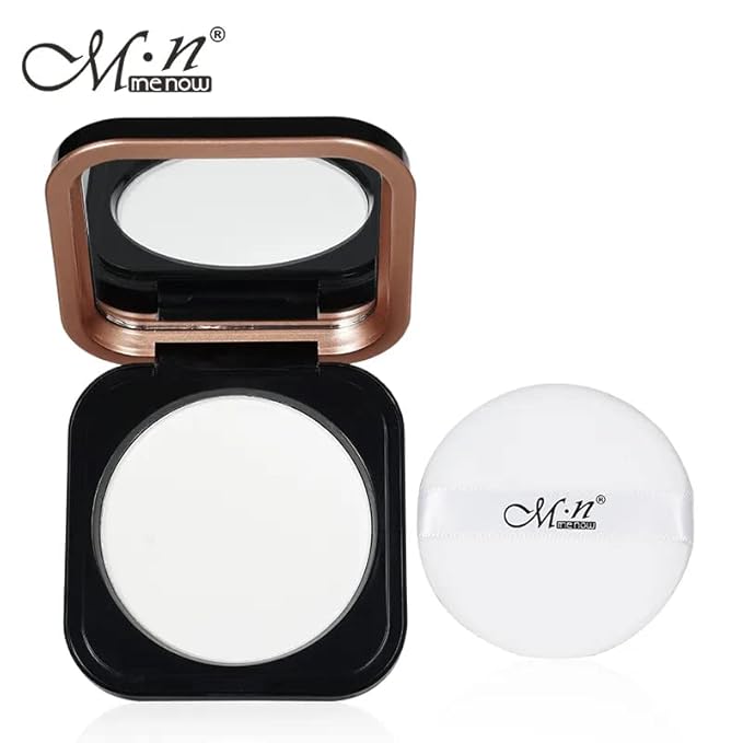 MENOW Matte Face Setting Powder, Lightweight and Long Lasting, Oil Control Smoothing Pressed Powder for All Skin Tones