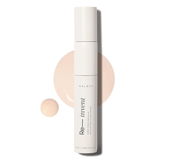 HALEYS Re-invent Sheer Tinted Marula Oil (Fair Cool), Skin Tint, Tinted BB Moisturizer, Tinted Foundation, Face Oil, Hydrate Skin, Flexible Shades, Low to Med Coverage, For All Skin Types
